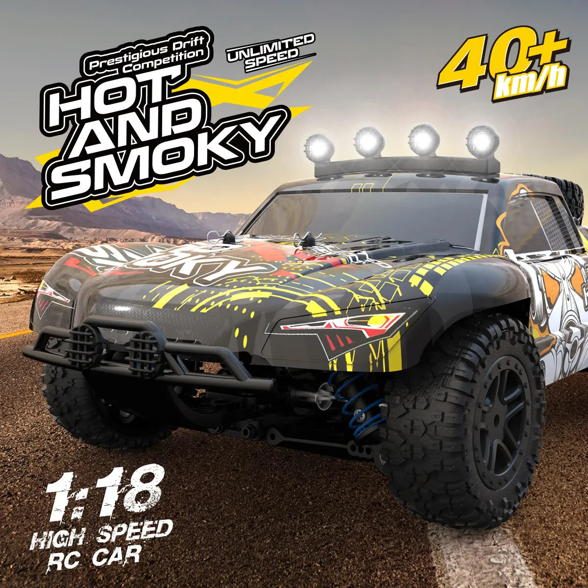 Ferngesteuertes Elektro Auto Buggy HS301-1E RC mit 2,4Ghz, 850 mAh LiIon, 40km/h, Allrad