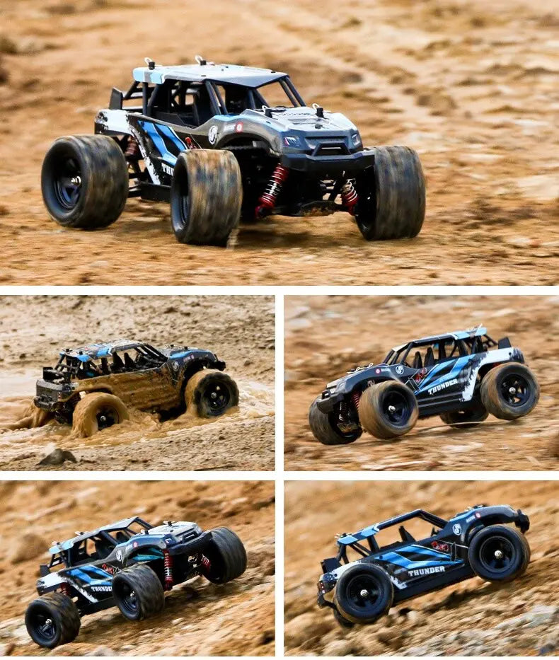 Ferngesteuertes Elektro Auto ThunderHigh Speed RC mit 2,4Ghz, 40km/h, Allradantrieb