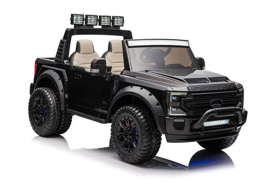 Ford Super Duty Kinder Elektroauto 24V – EVA, Ledersitz, Fernbedienung, MP3, LED