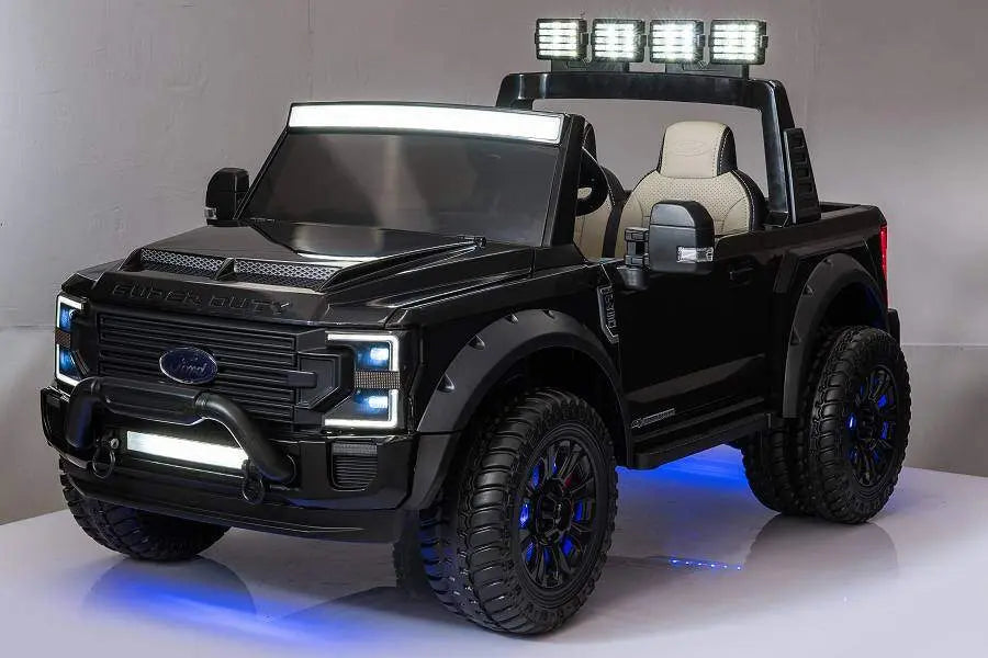 Ford Super Duty Kinder Elektroauto 24V – EVA, Ledersitz, Fernbedienung, MP3, LED