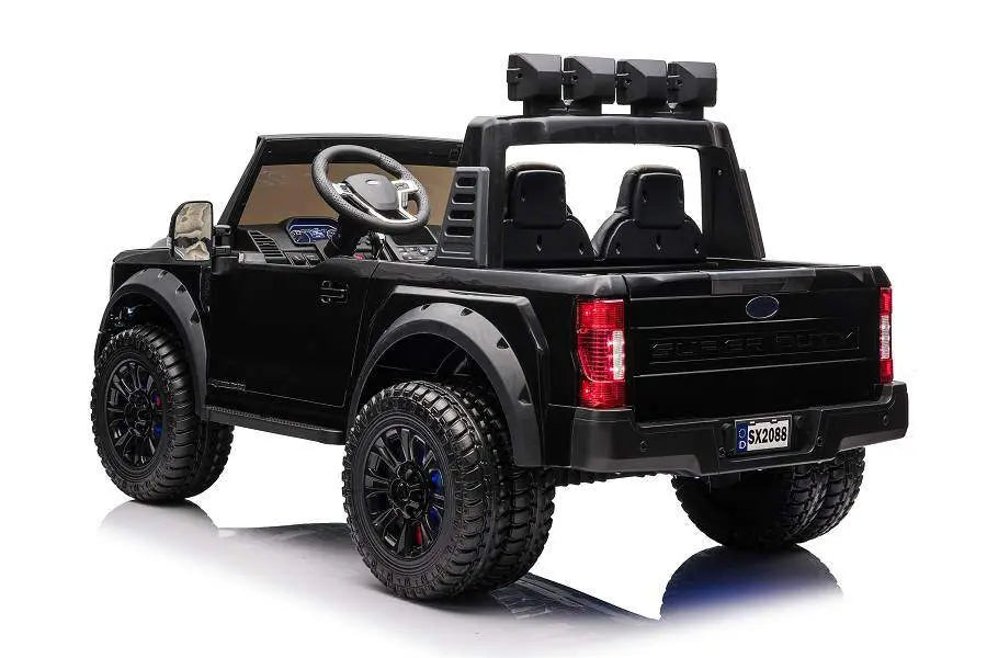 Ford Super Duty Kinder Elektroauto 24V – EVA, Ledersitz, Fernbedienung, MP3, LED
