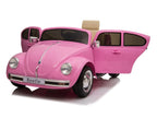 VW Käfer Beetle Classic Oldtimer Kinder Elektroauto - Lizenziert mit Vollgummireifen, MP3, Fernbedienung