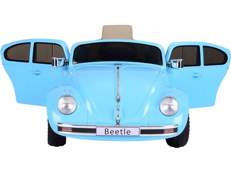 VW Käfer Beetle Classic Oldtimer Kinder Elektroauto - Lizenziert mit Vollgummireifen, MP3, Fernbedienung