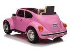 VW Käfer Beetle Classic Oldtimer Kinder Elektroauto - Lizenziert mit Vollgummireifen, MP3, Fernbedienung