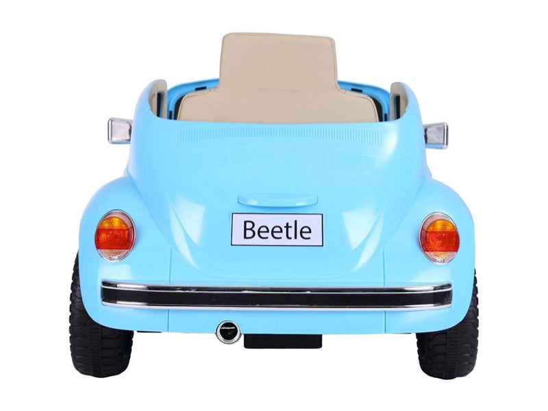 VW Käfer Beetle Classic Oldtimer Kinder Elektroauto - Lizenziert mit Vollgummireifen, MP3, Fernbedienung