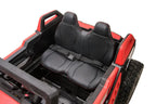 Kinder Elektro Buggy 928 in Rot - 2x12V, Allrad, 2-Sitzer, Ledersitz & EVA inkl. Fernbedienung