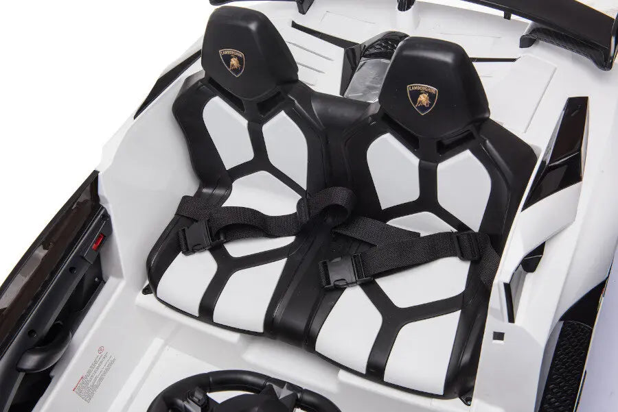 Lamborghini Aventador SVJ 2 Sitzer Kinder Elektroauto 2x12V – Lizenziert, Fernbedienung, MP3
