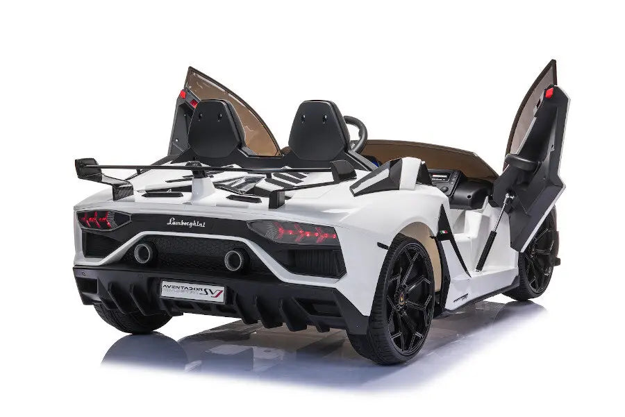 Lamborghini Aventador SVJ 2 Sitzer Kinder Elektroauto 2x12V – Lizenziert, Fernbedienung, MP3