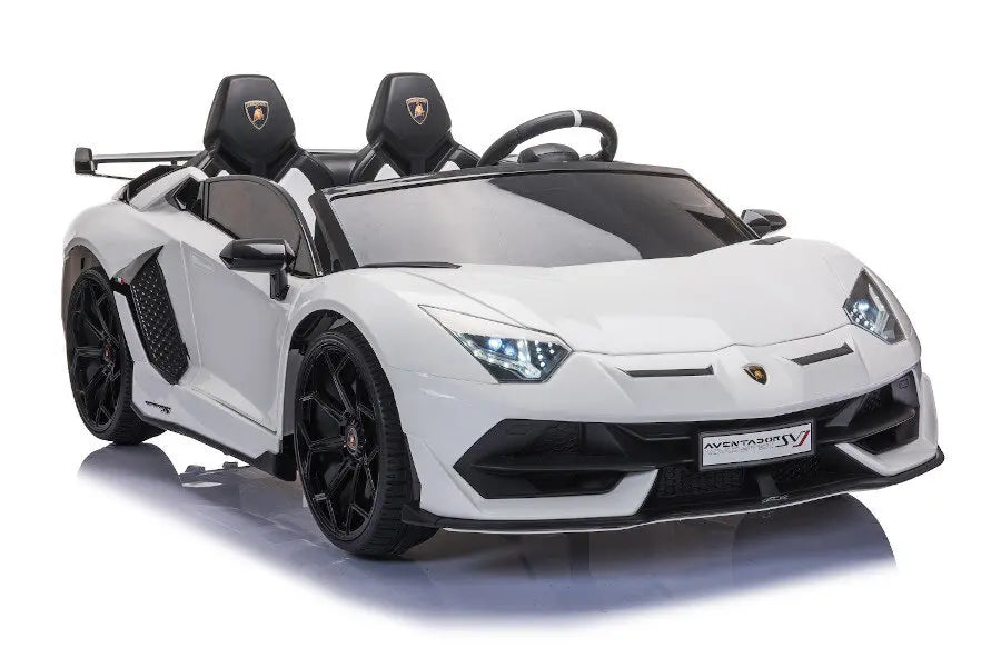 Lamborghini Aventador SVJ 2 Sitzer Kinder Elektroauto 2x12V – Lizenziert, Fernbedienung, MP3
