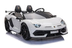 Lamborghini Aventador SVJ 2 Sitzer Kinder Elektroauto 2x12V – Lizenziert, Fernbedienung, MP3
