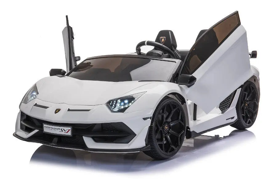 Lamborghini Aventador SVJ 2 Sitzer Kinder Elektroauto 2x12V – Lizenziert, Fernbedienung, MP3