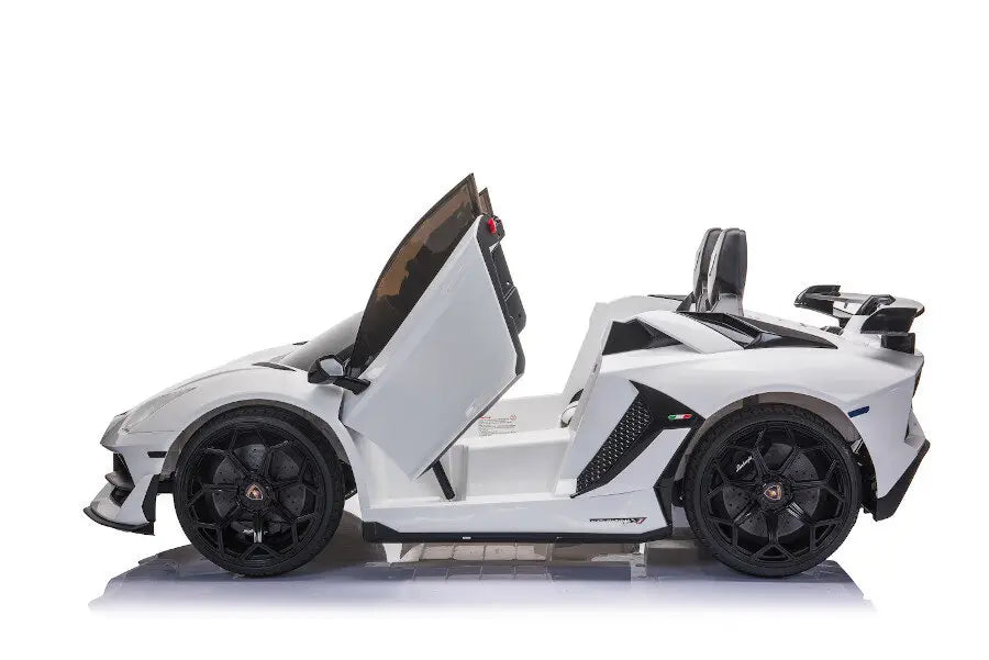Lamborghini Aventador SVJ 2 Sitzer Kinder Elektroauto 2x12V – Lizenziert, Fernbedienung, MP3