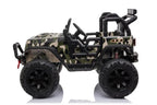 Offroad Kinder Elektroauto 24V in Camouflage - 12 Km/h, 2x200W, EVA, Ledersitz, Fernbedienung
