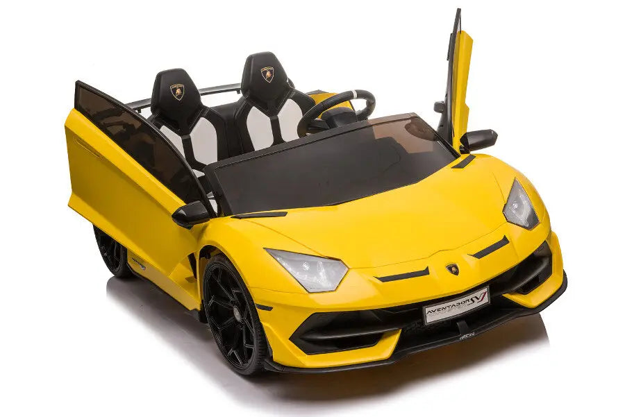 Lamborghini Aventador SVJ 2 Sitzer Kinder Elektroauto 2x12V – Lizenziert, Fernbedienung, MP3