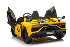 Lamborghini Aventador SVJ 2 Sitzer Kinder Elektroauto 2x12V – Lizenziert, Fernbedienung, MP3