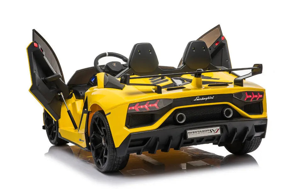 Lamborghini Aventador SVJ 2 Sitzer Kinder Elektroauto 2x12V – Lizenziert, Fernbedienung, MP3