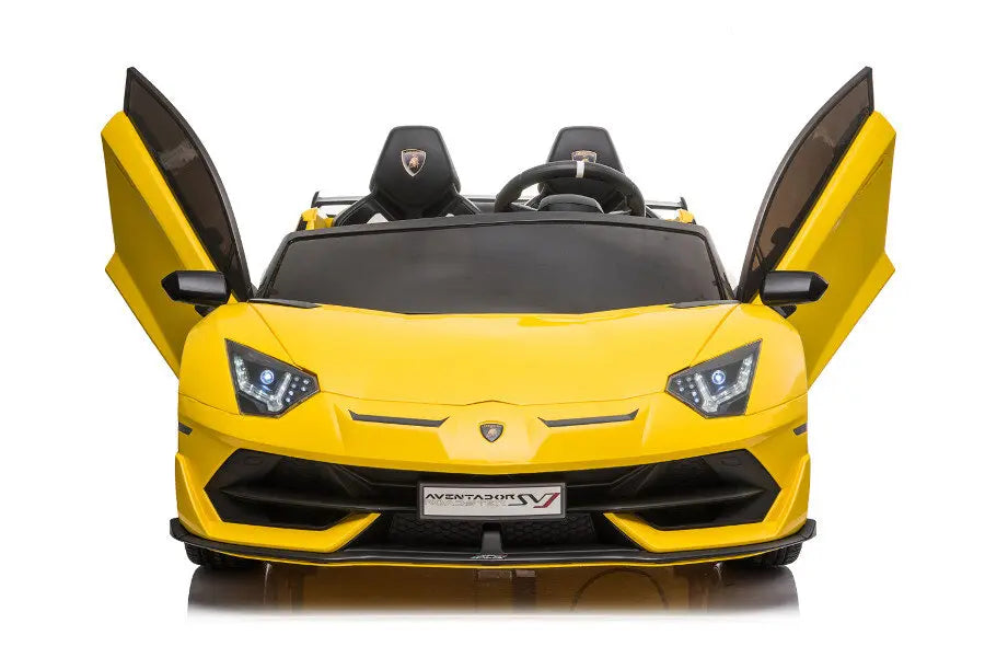 Lamborghini Aventador SVJ 2 Sitzer Kinder Elektroauto 2x12V – Lizenziert, Fernbedienung, MP3