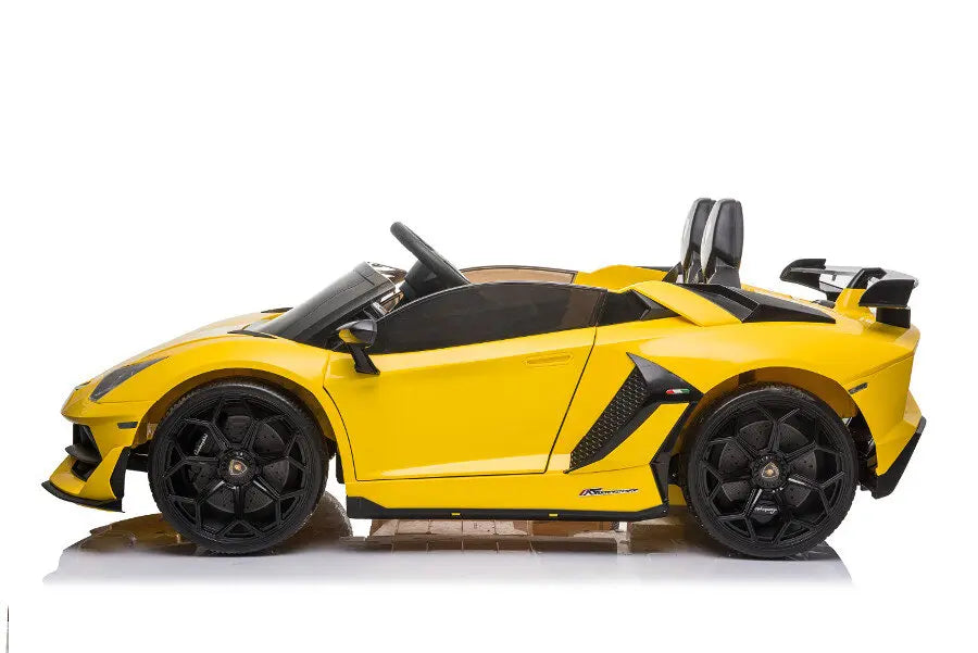 Lamborghini Aventador SVJ 2 Sitzer Kinder Elektroauto 2x12V – Lizenziert, Fernbedienung, MP3