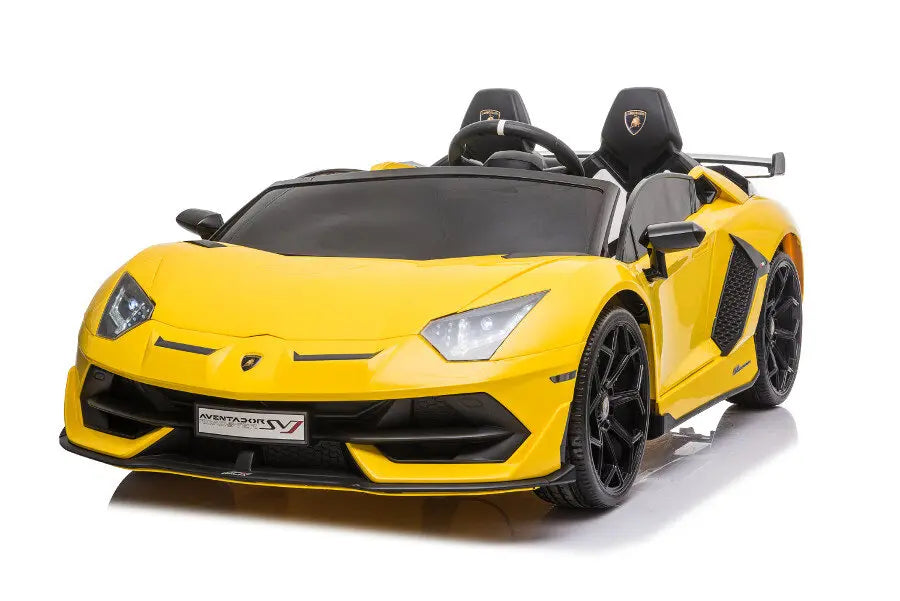 Lamborghini Aventador SVJ 2 Sitzer Kinder Elektroauto 2x12V – Lizenziert, Fernbedienung, MP3