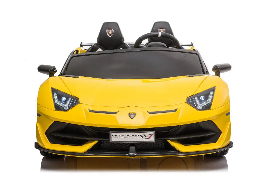 Lamborghini Aventador SVJ 2 Sitzer Kinder Elektroauto 2x12V – Lizenziert, Fernbedienung, MP3