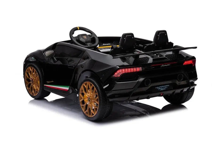 Lamborghini Huracan Spider 2-Sitzer Kinder Elektroauto – 24V, inkl. Fernbedienung, Leder