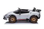 Lamborghini Huracan Spider 2-Sitzer Kinder Elektroauto – 24V, inkl. Fernbedienung, Leder