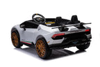 Lamborghini Huracan Spider 2-Sitzer Kinder Elektroauto – 24V, inkl. Fernbedienung, Leder