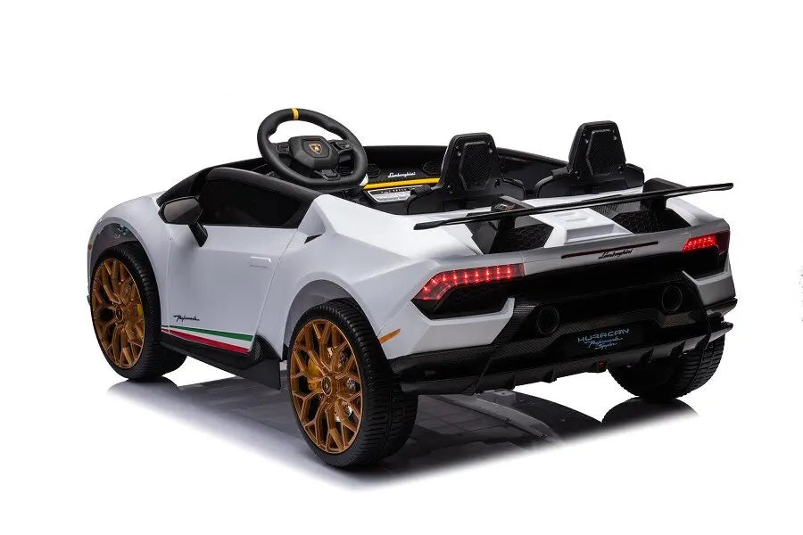 Lamborghini Huracan Spider 2-Sitzer Kinder Elektroauto – 24V, inkl. Fernbedienung, Leder