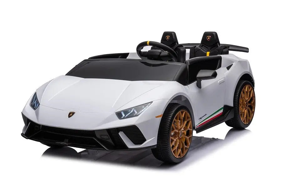 Lamborghini Huracan Spider 2-Sitzer Kinder Elektroauto – 24V, inkl. Fernbedienung, Leder