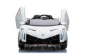 Lamborghini Veneno Kinder Elektroauto 12V – Lizenziert in Weiß + RC, Leder, EVA