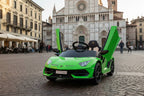 Lamborghini Aventador SVJ Kinderfahrzeug – lizenziert, 12V, 2 Motoren, Fernsteuerung, MP3, Ledersitz, EVA