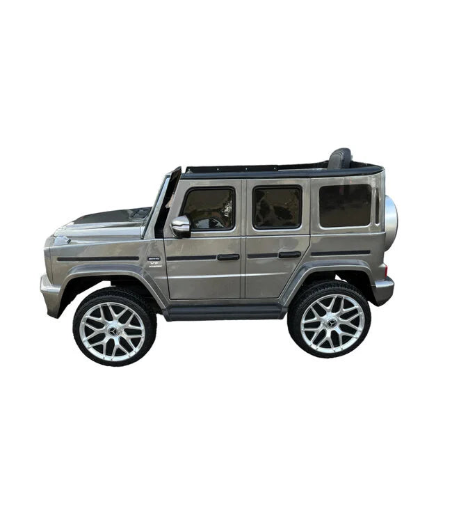Mercedes G63 AMG Kinder Elektroauto mit Lithium Akku – lizenziert, Leder, EVA, Fernbedienung, MP3, Stoßdämpfer