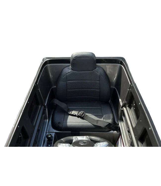 Mercedes G63 AMG Kinder Elektroauto mit Lithium Akku – lizenziert, Leder, EVA, Fernbedienung, MP3, Stoßdämpfer