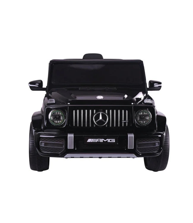 Mercedes G63 AMG Kinder Elektroauto mit Lithium Akku – lizenziert, Leder, EVA, Fernbedienung, MP3, Stoßdämpfer