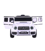 Mercedes G63 AMG Kinder Elektroauto mit Lithium Akku – lizenziert, Leder, EVA, Fernbedienung, MP3, Stoßdämpfer