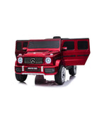 Mercedes G63 AMG Kinder Elektroauto mit Lithium Akku – lizenziert, Leder, EVA, Fernbedienung, MP3, Stoßdämpfer