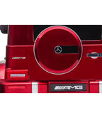 Mercedes G63 AMG Kinder Elektroauto mit Lithium Akku – lizenziert, Leder, EVA, Fernbedienung, MP3, Stoßdämpfer