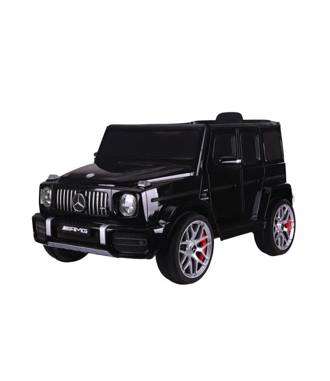 Mercedes G63 AMG Kinder Elektroauto mit Lithium Akku – lizenziert, Leder, EVA, Fernbedienung, MP3, Stoßdämpfer
