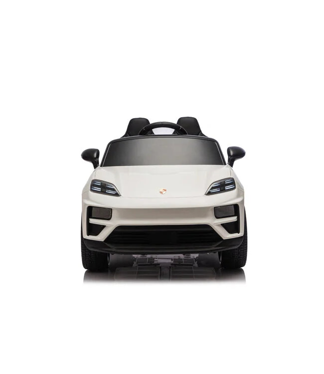 Porsche Macan Turbo Kinder Elektroauto mit Lithium Akku – Lizenziert, Ledersitz, Bluetooth, Fernbedienung, EVA,