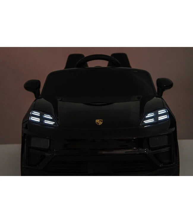 Porsche Macan Turbo Kinder Elektroauto mit Lithium Akku – Lizenziert, Ledersitz, Bluetooth, Fernbedienung, EVA,