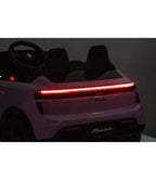 Porsche Macan Turbo Kinder Elektroauto mit Lithium Akku – Lizenziert, Ledersitz, Bluetooth, Fernbedienung, EVA,