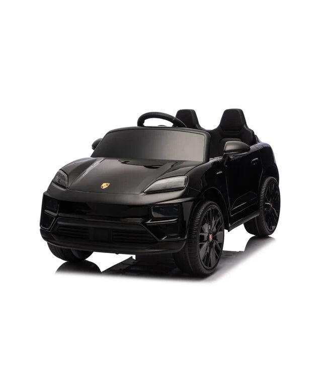 Porsche Macan Turbo Kinder Elektroauto mit Lithium Akku – Lizenziert, Ledersitz, Bluetooth, Fernbedienung, EVA,