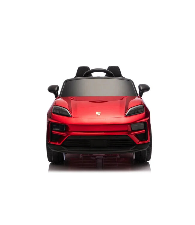 Porsche Macan Turbo Kinder Elektroauto mit Lithium Akku – Lizenziert, Ledersitz, Bluetooth, Fernbedienung, EVA,