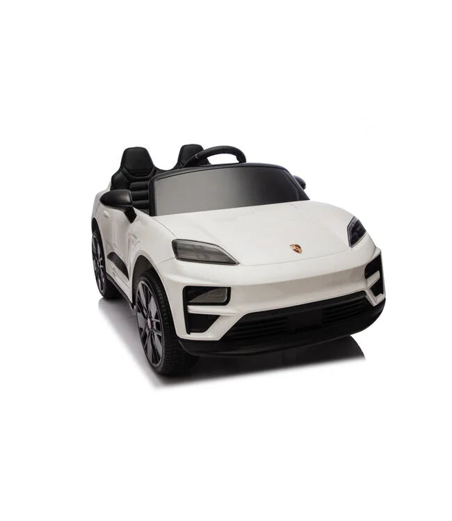 Porsche Macan Turbo Kinder Elektroauto mit Lithium Akku – Lizenziert, Ledersitz, Bluetooth, Fernbedienung, EVA,