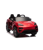Porsche Macan Turbo Kinder Elektroauto mit Lithium Akku – Lizenziert, Ledersitz, Bluetooth, Fernbedienung, EVA,