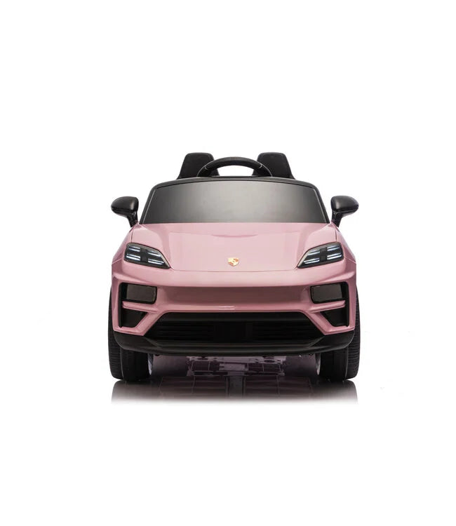 Porsche Macan Turbo Kinder Elektroauto mit Lithium Akku – Lizenziert, Ledersitz, Bluetooth, Fernbedienung, EVA,