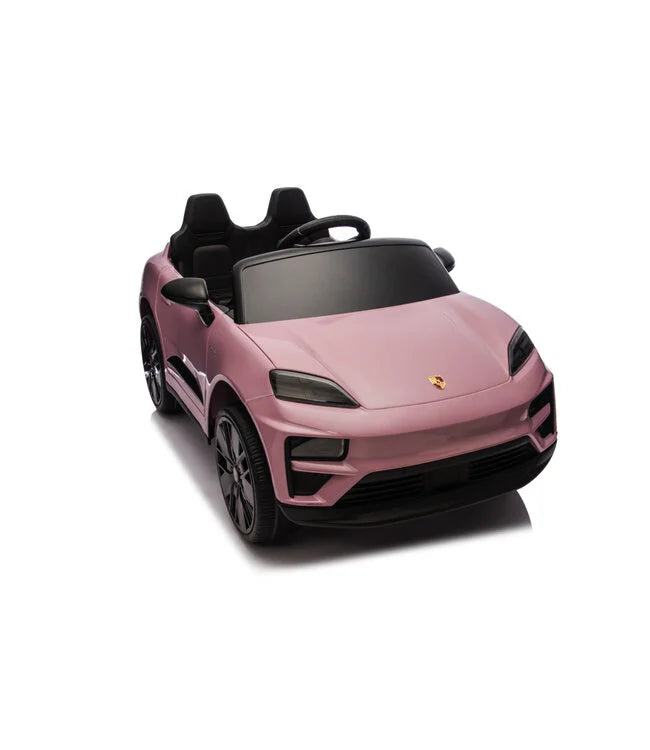 Porsche Macan Turbo Kinder Elektroauto mit Lithium Akku – Lizenziert, Ledersitz, Bluetooth, Fernbedienung, EVA,
