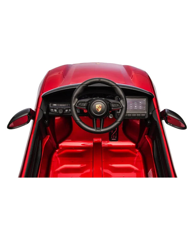 Porsche Macan Turbo Kinder Elektroauto mit Lithium Akku – Lizenziert, Ledersitz, Bluetooth, Fernbedienung, EVA,
