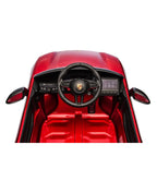 Porsche Macan Turbo Kinder Elektroauto mit Lithium Akku – Lizenziert, Ledersitz, Bluetooth, Fernbedienung, EVA,