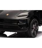 Porsche Macan Turbo Kinder Elektroauto mit Lithium Akku – Lizenziert, Ledersitz, Bluetooth, Fernbedienung, EVA,